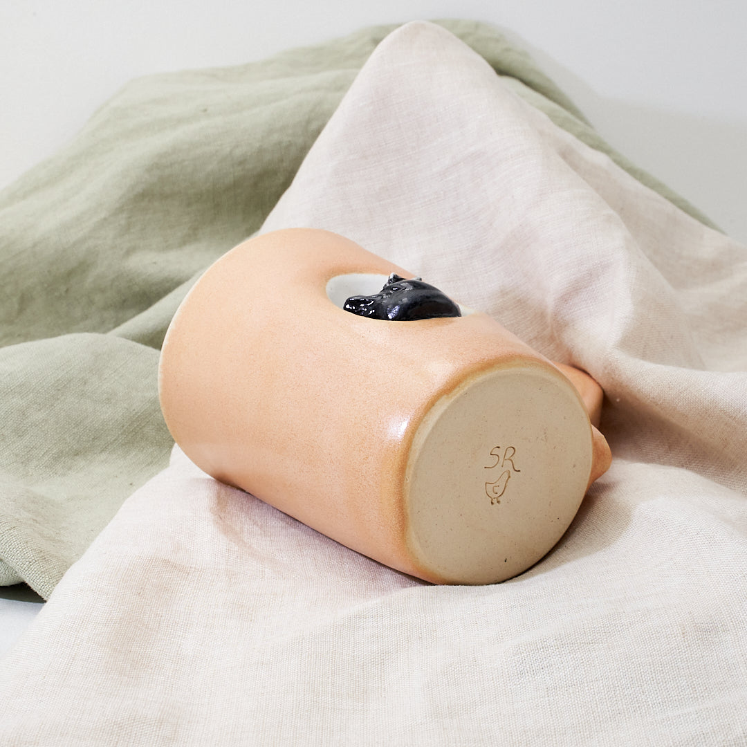 Black Polish mug - winter squash