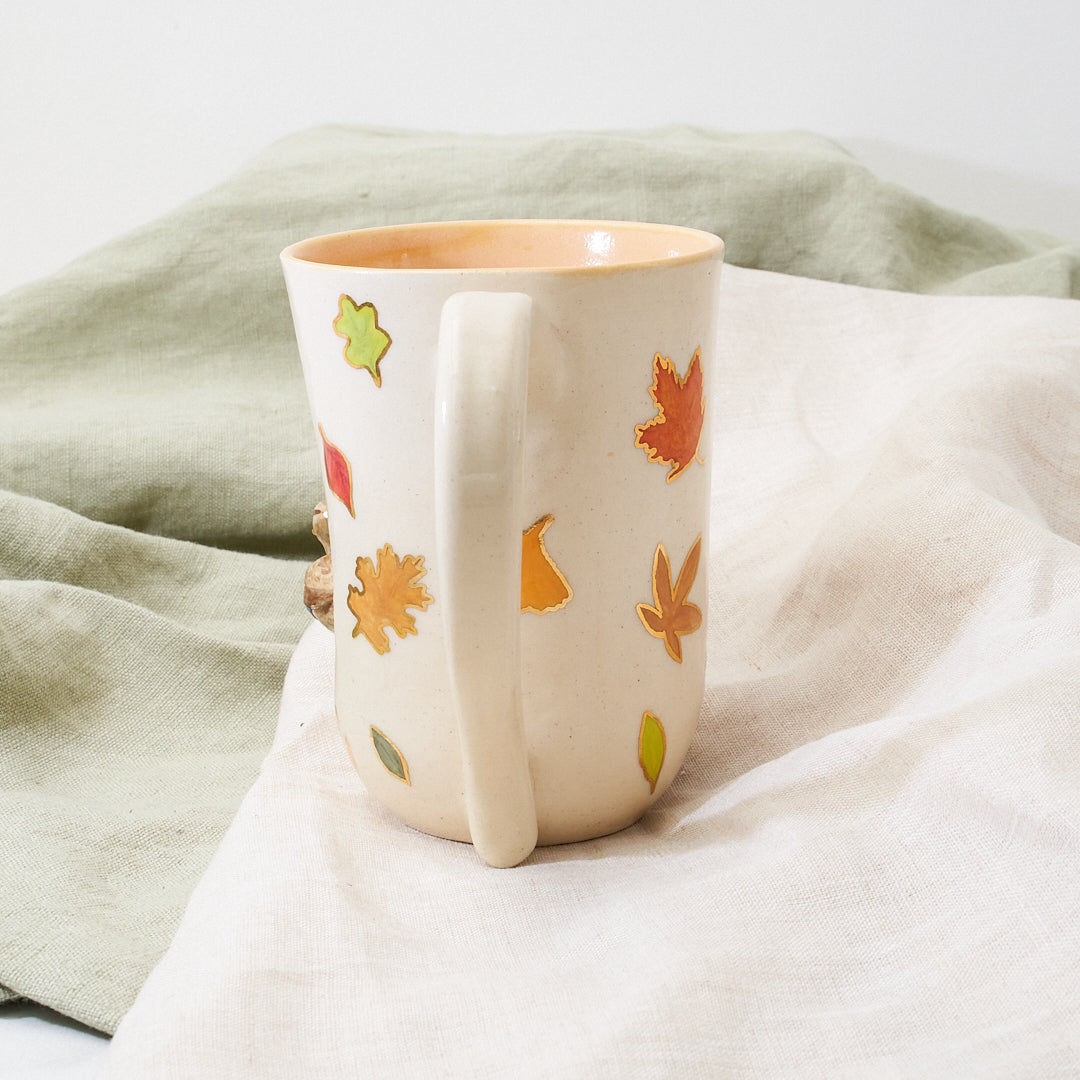 Mallard mug - autumn leaves