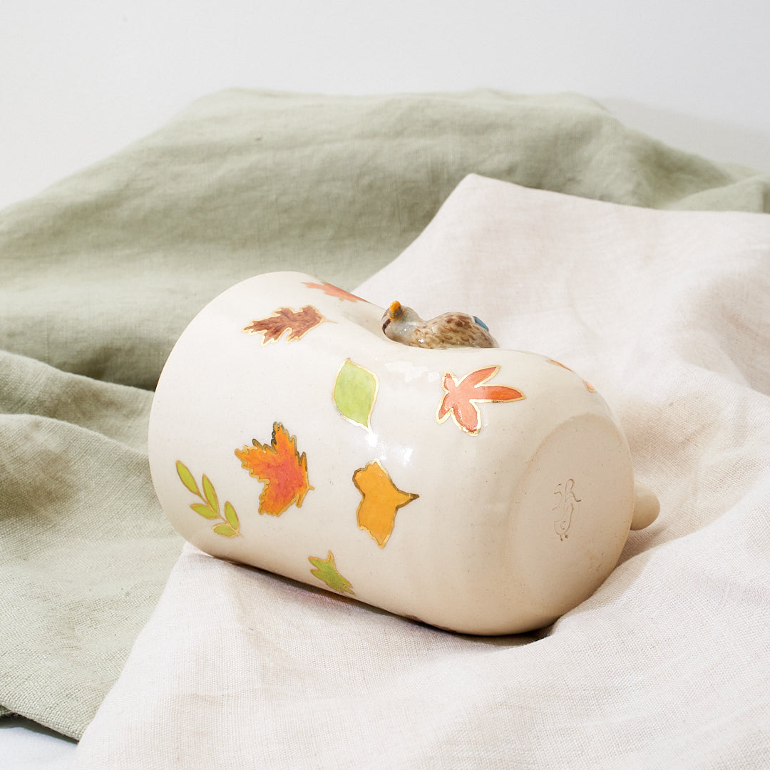 Mallard mug - autumn leaves