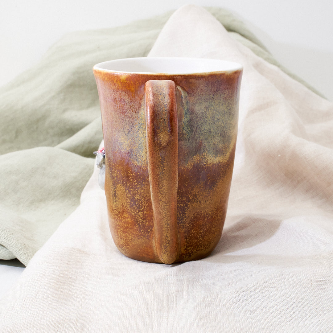 Lavender Ameraucana mug - turning leaves