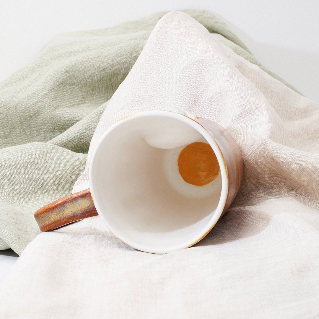 Lavender Ameraucana mug - turning leaves